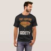 Flat Jupiter Society   Jupiter Planet  1 T-shirt (Voorkant volledig)