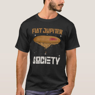 Flat Jupiter Society Jupiter Planet T-shirt