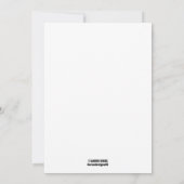 Flat Kaart Check Meowt Black Cat met Sock Monkey P (Achterkant)