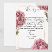 Flat Kaart - DANK U (Voorkant / Achterkant)