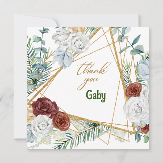 Flat Kaart Dank u (Voorkant)