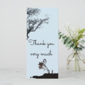 Flat Kaart (dank u wel) (Staand voorkant)