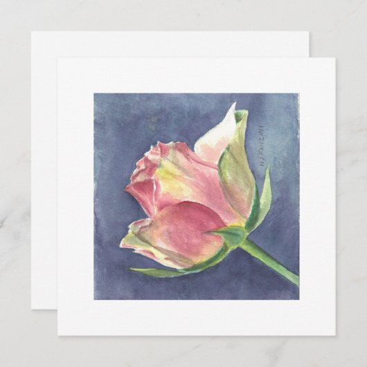 FLAT-KAART MET ROOS (Voorkant / Achterkant)