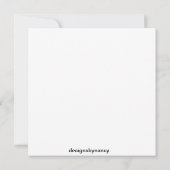 FLAT-KAART MET ROOS (Achterkant)