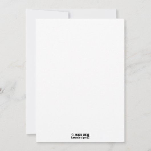 Flat Kaart No CoIncident, alleen Miracles Cat Gizm (Achterkant)