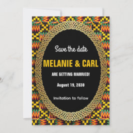 Flat Kante Save the Date Kaart