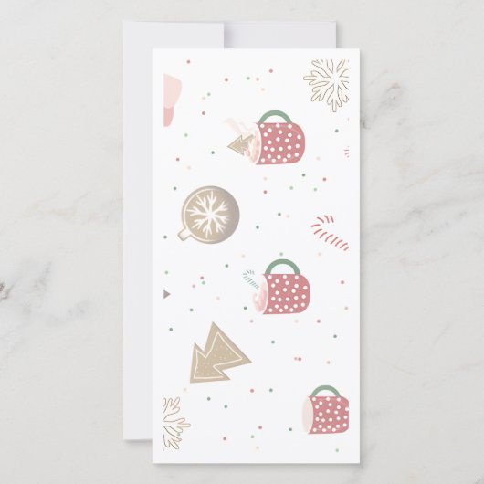 Flat-kerstkaart Bedankkaart (Achterkant)