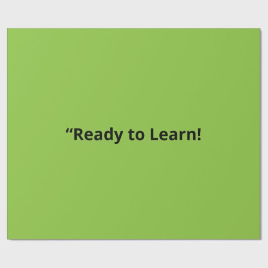 Flat Lime Green Background – School Texture Cadeaupapier (Vlak)