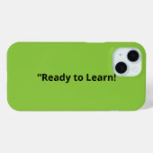 Flat Lime Green Background – School Texture Case-Mate iPhone Case (Achterkant (horizontaal))