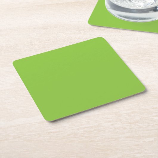 Flat Lime Green Background – School Texture Kartonnen Onderzetters (Schuin)