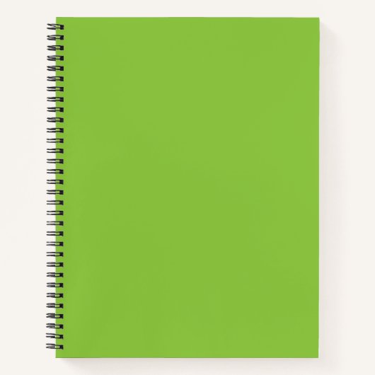 Flat Lime Green Background – School Texture Notitieboek (Voorkant)