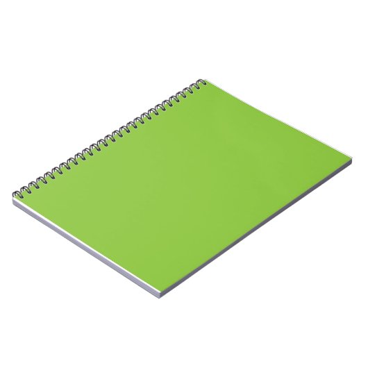 Flat Lime Green Background – School Texture Notitieboek (Linkerzijde)