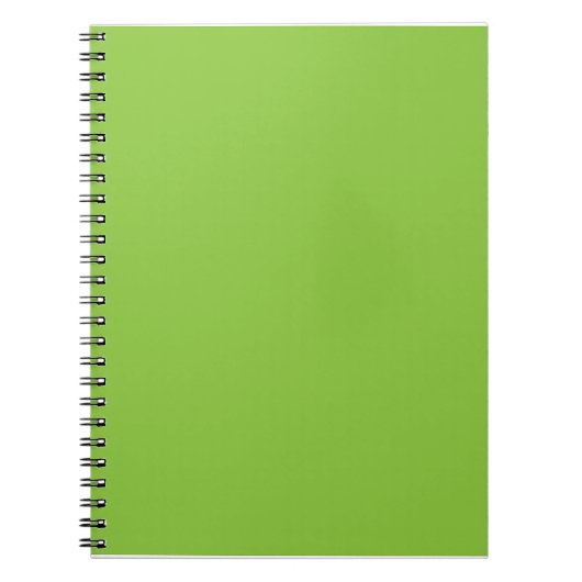 Flat Lime Green Background – School Texture Notitieboek (Voorkant)
