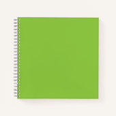Flat Lime Green Background – School Texture Notitieboek (Voorkant)