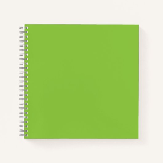 Flat Lime Green Background – School Texture Notitieboek (Voorkant)