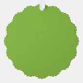 Flat Lime Green Background – School Texture Ornament Kaart (Achterkant)