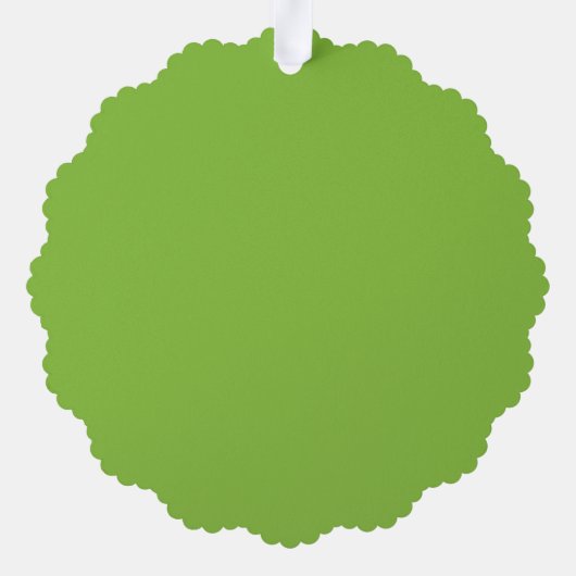 Flat Lime Green Background – School Texture Ornament Kaart (Achterkant)