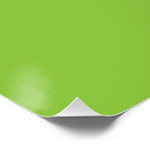 Flat Lime Green Background – School Texture Perfect Poster (Hoek)