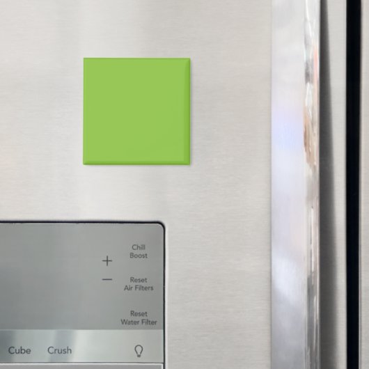 Flat Lime Green Background Texture  Magneet (Insitu (Koelkast))