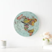 Flat Map-wandklok Grote Klok (Huis)