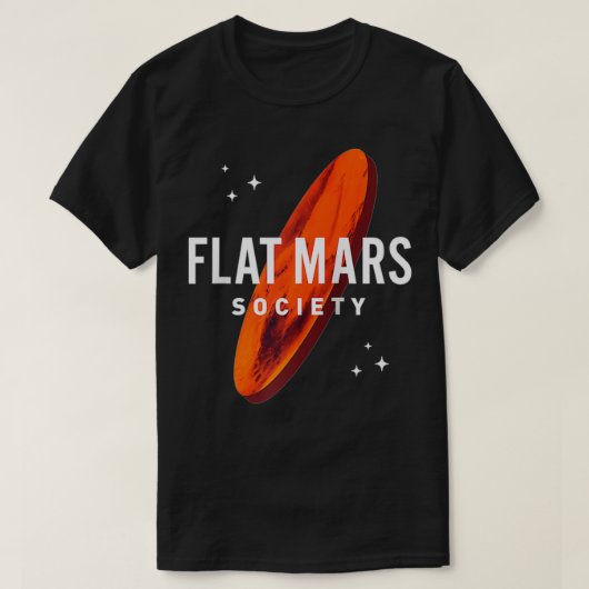 Flat Mars Society Gift Mannen Vrouwen T-shirt (Design voorkant)