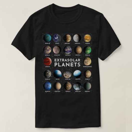 Flat Mars Society Planet Astronomy Science Mars Fu T-shirt (Design voorkant)