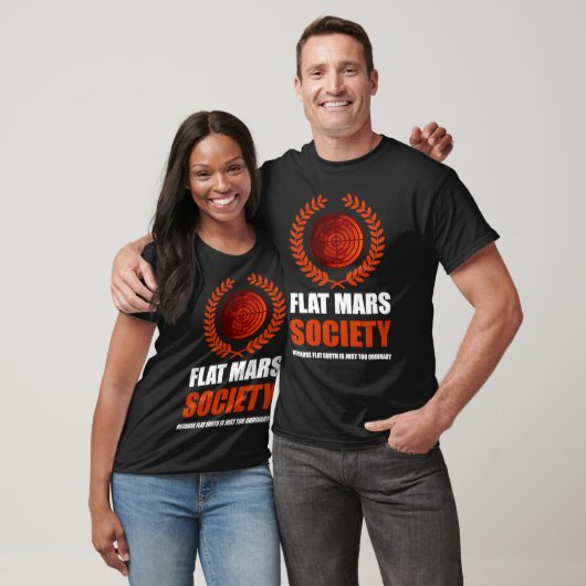 Flat Mars Society Theory T-shirt (Unisex)