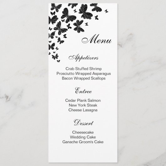 Flat Menu Kaart (Voorkant)