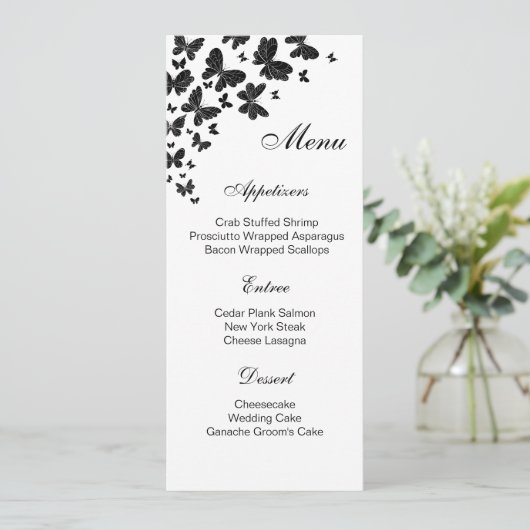 Flat Menu Kaart (Staand voorkant)