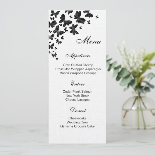 Flat Menu Kaart (Staand voorkant)