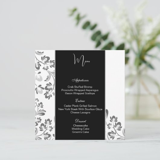 Flat Menu Kaart (Staand voorkant)