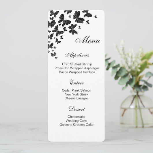 Flat Menu Kaart (Staand voorkant)