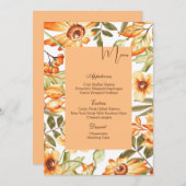 Flat Menu Kaart-Autumn (Voorkant / Achterkant)