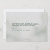 Flat Merry Christmas Vakantie Kaart met Envelope (Achterkant)