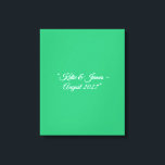 Flat Mint Green Background – Wedding Design Canvas Afdruk<br><div class="desc">Soft mint green background for wedding invites, save-the-dates, menus, digital templates, and elegant summer events. Bring understated charm and fresh elegance to your wedding stationery with this Flat Mint Green Texture Background. Perfectly suited for spring and summer weddings—or anytime you want a hint of modern tranquility—this clean, matte texture offers...</div>