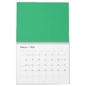 Flat Mint Green Background – Wedding Design Kalender (Feb 2026)