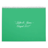 Flat Mint Green Background – Wedding Design Kalender (Hoes)