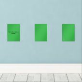 Flat Neon Green Background – School Texture Muurkunst Sets (Houten vloer)