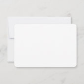 Flat Note Card-leopard-afdrukken Notitiekaartje (Achterkant)