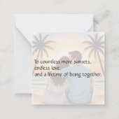 Flat Note Card Notitiekaartje (Achterkant)