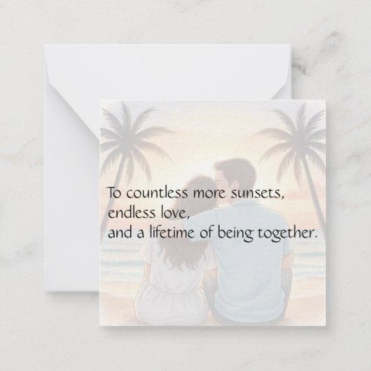 Flat Note Card Notitiekaartje (Achterkant)