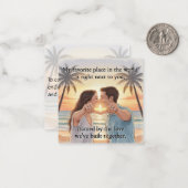 Flat Note Card Notitiekaartje (Voorkant / Achterkant in situ)