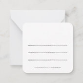Flat Note Card Notitiekaartje (Achterkant)
