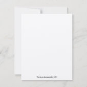 Flat Note Kaart/envelop, 4,25 inch x 5,5 inch gele Notitiekaartje (Achterkant)