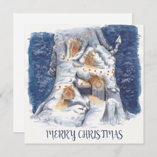 Flat Note-kaart Feestdagenkaart (Voorkant / Achterkant)