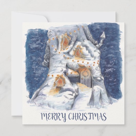 Flat Note-kaart Feestdagenkaart (Voorkant)