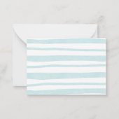 Flat Note Kaart Luier Raffle voor baby shower Notitiekaartje (Achterkant)