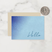 Flat Note Kaart met hart Notitiekaartje (Voorkant / Achterkant in situ)