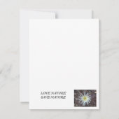 Flat Note Kaart met mooie natuur Notitiekaartje (Achterkant)