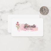 Flat Note-kaart Notitiekaartje (Voorkant / Achterkant in situ)